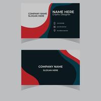 business card template vector