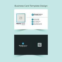 Business Card, Visiting Card, Id Card Design Template with creative, modern, professional and eye catching vector layout for your brand and identity