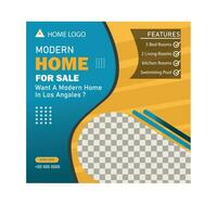 Modern Home Sale vector