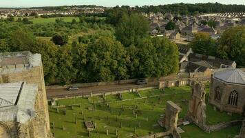 rovinare di medievale elgin Cattedrale nel Scozia video