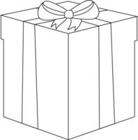 Gift boxes drawing decoration design. vector