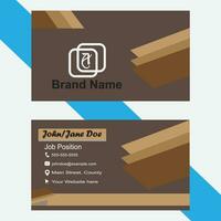 For creative business card and name card, horizontal simple clean template vector design