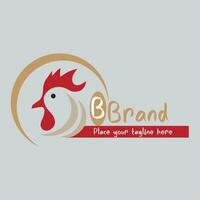 pollo tienda logo diseño modelo vector