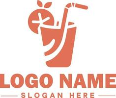restaurant logo, bar, coffee shop, bbq, bakery, cafe, food logo and icon symbol clean flat modern minimalist business logo design editable vector