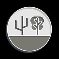 Icon Climate Change. related to Plastic Pollution symbol. glossy style. simple design editable. simple illustration vector