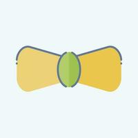 Icon Bow Tie. related to Ireland symbol. doodle style. simple design editable. simple illustration vector