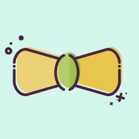 Icon Bow Tie. related to Ireland symbol. MBE style. simple design editable. simple illustration vector