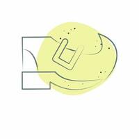 Icon Leprechaun Shoe. related to Ireland symbol. Color Spot Style. simple design editable. simple illustration vector