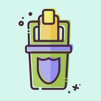 Icon Protect. related to Plastic Pollution symbol. MBE style. simple design editable. simple illustration vector