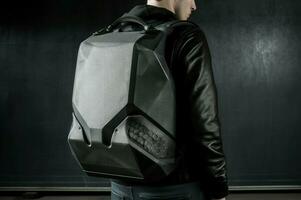 AI generated Design smart backpack. Generate ai photo