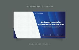 Business banner design social media promotion vector