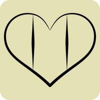 Icon Ireland. related to Ireland symbol. hand drawn style. simple design editable. simple illustration vector