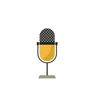 microphone icon illustration vector