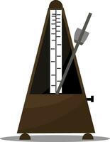 metronome isolated on white background vector