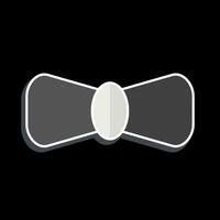 Icon Bow Tie. related to Ireland symbol. glossy style. simple design editable. simple illustration vector