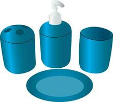 Isolated Bathroom accessories vector