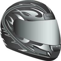 aislado motocicleta casco vector