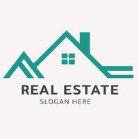 Real estate logo design template building logo house logo property logo vector