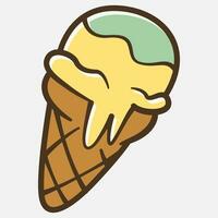 ice cream summer vector