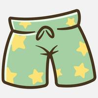 beach pants summer vector