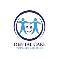 dental care logo elements, dental care vector logo template