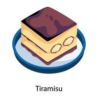 Trendy Tiramisu Concepts vector