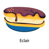 Trendy Eclair Concepts vector