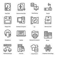 Pack of Technology Icon Vectors