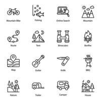 Pack of Holidays Icons vector