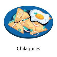 Trendy Chilaquiles Concepts vector