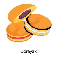 Trendy Dorayaki Concepts vector