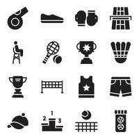 Pack of Tennis Vector Icons