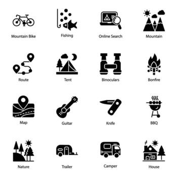 paquete de Días festivos íconos vector