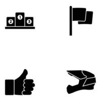 Pack of Gaming Equipment Icon Vectors