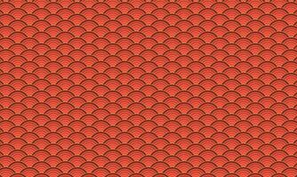 Geometric wave pattern dark red and golden line circular for fabric pattern, Imlek background vector