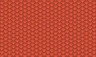 Geometric wave pattern dark red and golden line circular for fabric pattern, Imlek background vector