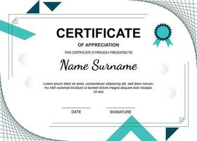 background document certificate template achievement vector design creative