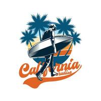 surfing artwork for t-shirt design vector