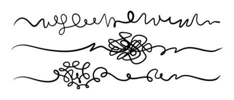 hand drawn of tangle scrawl sketch. Abstract scribble, Vector illustration.