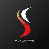 a simple logo that is easy to remember. suitable for companies, industries, etc vector