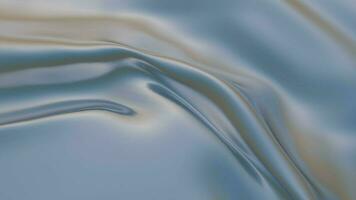Abstract silver pearl silk background with ripples.3D render. photo