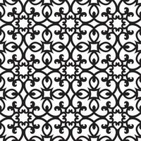 Vector seamless classic pattern. Lattice for the window. Drawing for wallpaper and laser cutting. European ornament.