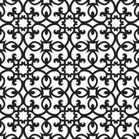 Vector seamless classic pattern. Lattice for the window. Drawing for wallpaper and laser cutting. European ornament.