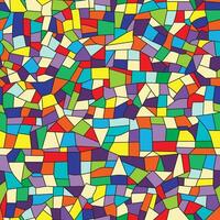 Vector seamless mosaic pattern. red blue yellow green. wallpaper background.