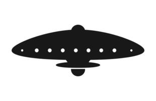 A Space UFO vector silhouette free