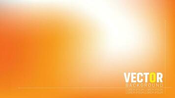 Abstract orange gradient illustration background vector