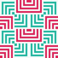 Seamless vector geometric color pattern background. Full color modern.