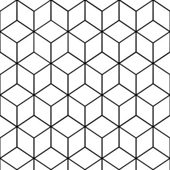 Vector seamless pattern. Modern stylish texture. Repeating geometric tiles