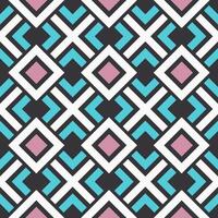 Seamless vector geometric color pattern background. Full color modern.