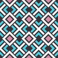 Seamless vector geometric color pattern background. Full color modern.